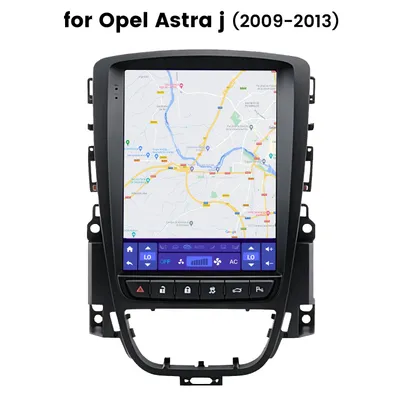 Image de Autoradio de 9,7 pouces pour Opel Astra J (2009-2013), système Android 4+64 Go, CarPlay sans fil, navigation GPS, 4G LTE, Wi-Fi, Bluetooth, DAB+ FM RDS