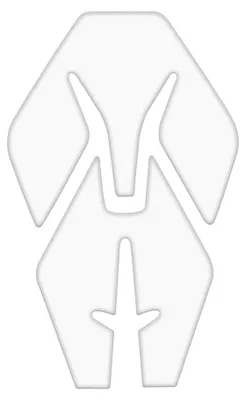 Produktbild von Quattroerre Tankschutz Tank Pad Aufkleber 3D für Motorrad (Transparent)