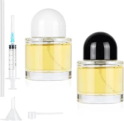 Obrázok produktu pre Sada rozprašovačov na parfum – 2 ks – 30 ml – sklenené rozprašovacie nádobky – priehľadné – s rozprašovacou hlavicou – ideálne na cestovanie s parfumom.