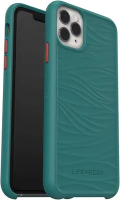 Productafbeelding van LifeProof WĀKE hoesje voor de Apple iPhone 11 Pro Max smartphone - Down Under (groen/oranje) - Stootvast - Kunststof