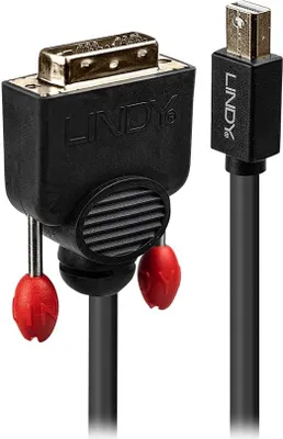 Obrázek produktu pro Kabel LINDY Mini-DisplayPort na DVI-D černý 2 m