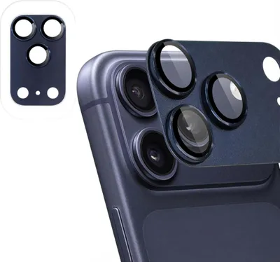 Image de imoshion Camera Protector Glas 2 Pack pour Apple iPhone 17 Pro - Deep Blue