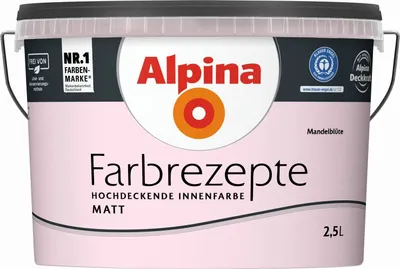 Produktbild von Alpina Farbrezepte Mandelblüte matt 2,5L