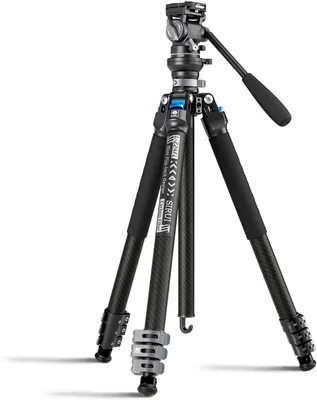 Produktbild von Stativ - Reisestativ - Kamerastativ - Fotostativ - Videostativ - Kohlefaser, Fluidkopf