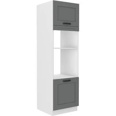 Produktbild von Einbaugeräteschrank LAILI – Breite 60 cm, Grau/Weiß
