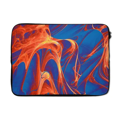 Produktbild von MuchoWow® Laptop Hülle 14 ZollKunst - Wellen - Farbe - Psychedelisch Laptoptasche - Laptoptasche - Stoßsicher - Schutzhaube