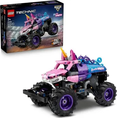 Produktbild von LEGO Technic Monster Jam Sparkle Smash, Rückziehmotor, Konstruktionsspielzeug für Kinder ab 7 Jahren