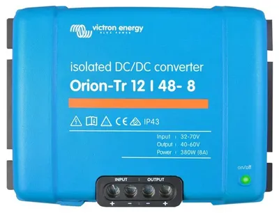 Image de Convertisseur DC-DC Victron Orion-Tr 12/48V-8A (380W), isolé, IP43