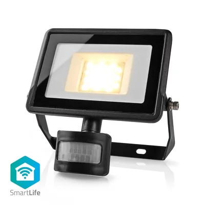 Produktbild von Nedis, LED Außenstrahler 20W 1500lm WiFi Smartlife gesteuert, Schwarz