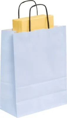 Produktbild von VP Papier-Tragetaschen Toptwist hellblau 24,0 x 31,0 cm, 50 St.