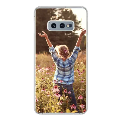 Produktbild von MuchoWow® Handyhülle Schutzhülle Hülle für Samsung Galaxy S10e Frau - Blumen - Frühling Silikon Softcase Handy Hülle - Handy