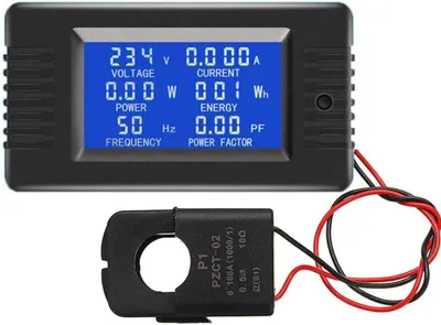 Immagine prodotto di Misuratore di corrente, tensione e amperaggio, AC 80-260 V, 100A, display LCD digitale