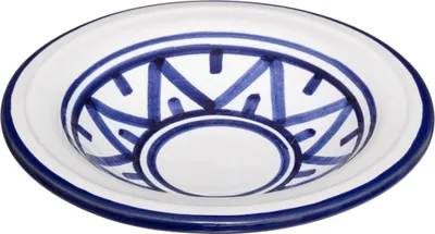 Obrázek produktu pro Porcelánový talíř SOHAN, Ø 14,5 cm, bílý a modrý