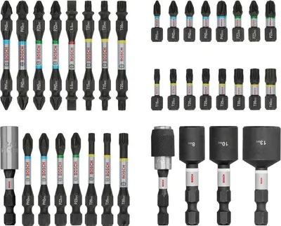 Produktbild von PRO Impact Schrauberbit Set, mit Aufsteller, 6 x 36-tlg