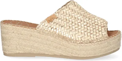 Image de Espadrilles en cuir pour femme Toni Pons Isolda, modèle Plati, taille 40