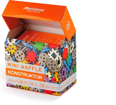 Obrázok produktu pre Marioinex Stavebné kocky mini Stavebnicový set 300 ks