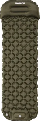 Obrázek produktu pro Kempingová karimatka, kompaktní kempingová karimatka, ultralehká karimatka na spaní s polštářem a funkcí čerpadla, 190 × 56 × 4 cm, zelená