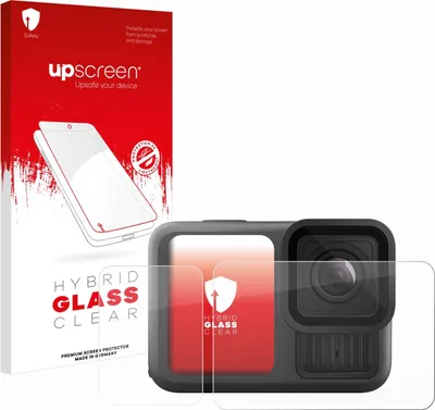 Produktbild von upscreen Schutzglas für GoPro Hero 13 Black Schutzfolie Panzer Folie Glas Display Schutz klar