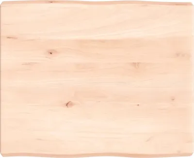 Obrázok produktu pre The Living Store Stolová doska 60x50x(2-6) cm masívne drevo neošetrené hranou stromu