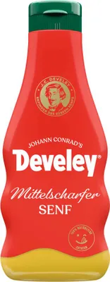 Produktbild von Develey Mittelscharfer Senf leicht scharf Squeezeflasche 250 ml