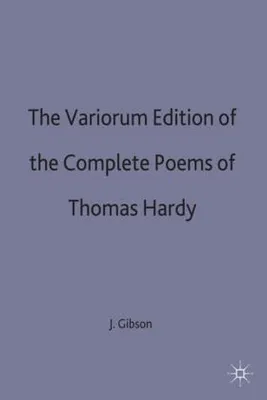 Immagine prodotto di The Variorum Edition of the Complete Poems of Thomas Hardy