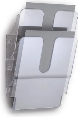 Zdjęcie produktu dla DURABLE Pojemnik na ulotki FLEXIPLUS 2 A4 pionowy, Przezroczysty, 1709008400