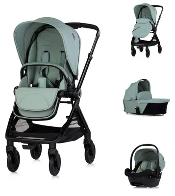 Produktbild von Chipolino Kombikinderwagen 3 in 1 Elite next GEN  Babyschale Babywanne Tasche
