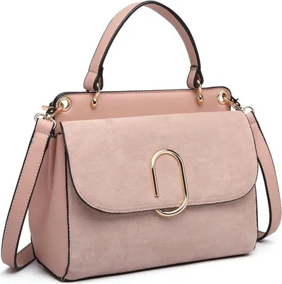 Obrázok produktu pre Dámska taška cez rameno z umelej semišovej kože vintage kabelka elegantná crossbody taška