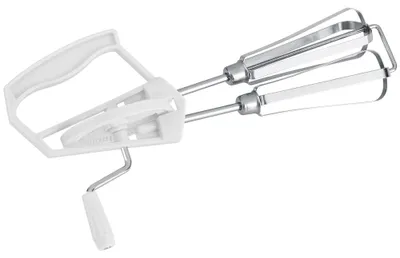 Image de Fouet rotatif en acier inoxydable Fouet Batteur à œufs Mixeur Ustensile de cuisine Cuisine