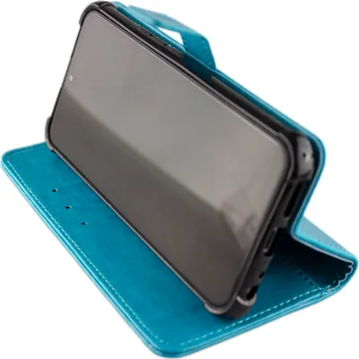 Obrázok produktu pre caseroxx puzdro na mobilný telefón kompatibilné s Gigaset GS5 Pro SE / GS5 / GS5 Lite / GS5 Senior Knižková taška Wallet Case v svetlomodrá