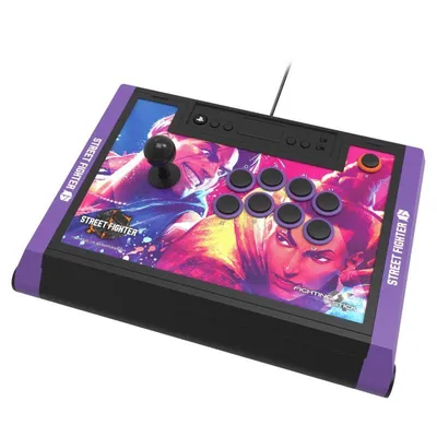 Zdjęcie produktu dla Hori Fighting Stick α Black USB Fighting Stick PlayStation 5 HORI Kolor produktu: Czarny, Typ urządzenia: Fighting stick, Technologia transmisji: Przewodowa, Zasilanie: Kabel, Interfejs urządzenia: USB, Obsługiwane platformy do gier: PlayStation 5