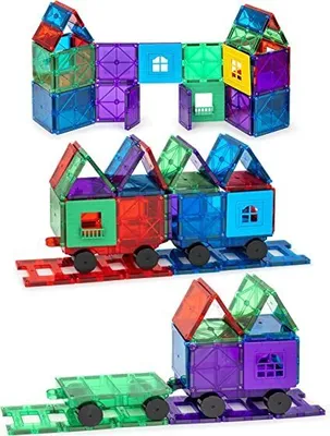 Produktbild von Playmags 3D-Magnetkacheln-Zubehörset - 50 Teile