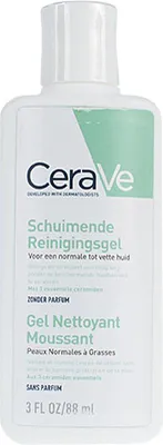 Image de CeraVe Foaming Cleanser gel nettoyant moussant pour peaux normales à grasses 88ml