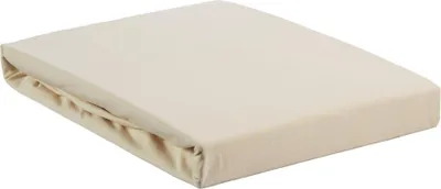 Produktbild von Beddinghouse Jersey Elasthan Spannbettlaken für Split-Topper bis 10cm Höhe Farbe Natur Größe 160x200/220x10cm