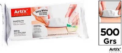 Obrázek produktu pro Přírodní modelovací hmota 500 g, bílá