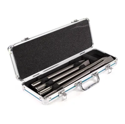 Produktbild von Makita D-42466 SDS-Max 4 tlg. Meißel Set im Aluminiumkoffer