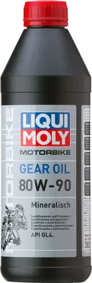 Produktbild von Liqui Moly Motorbike Gear Oil 80W-90 1 L - Hochwertiges Getriebeöl für Motorräder