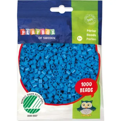 Image de PLAYBOX Bü perles jaunes - bleu 1000pcsü pièces