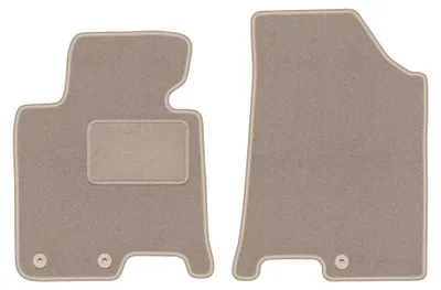 Immagine prodotto di Tappetini anteriori in moquette per Hyundai i40 2011- (station wagon/berlina) – 2 pezzi, beige, su misura – Wielganizator LUX