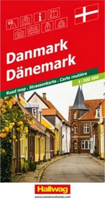 Obrázek produktu pro Hallwag Road Map Dánsko 1:300.000