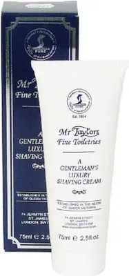 Image de Taylor of Old Bond Street Crème à raser Mr Taylors A Gentlemans Tube 75 ml