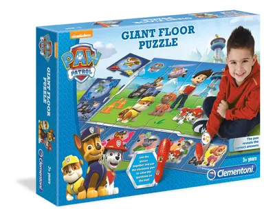 Obrázek produktu pro Clementoni 61970 - Quiz-Bodenpuzzle Paw Patrol (Jungen)