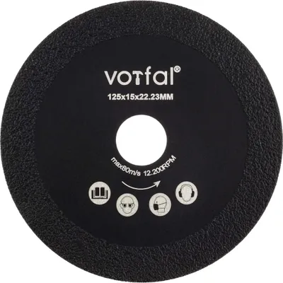 Produktbild von Diamantscheibe 125 mm - Fliesen Keramik Steingut Glas I Galvanische Beschichtung