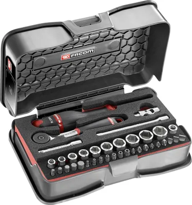 Zdjęcie produktu dla Facom Steckschluessel-Set 1/4Z R.161B, 37-tl
