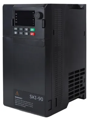 Zdjęcie produktu dla Falownik z regulacją częstotliwości, 7,5 kW, falownik wektorowy, przetwornica prędkości silnika, napięcie wejściowe: 3 fazy, 380 V AC, napięcie wyjściowe: 0-380 V AC