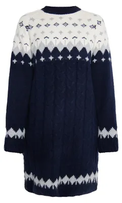 Image de Robe en maille CALEY pour femme - Multicolore, M/L