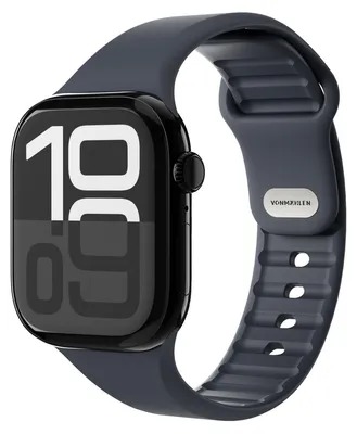 Immagine prodotto di Cinturino per orologio Vonmählen - Classic Band 2 - Cinturino per Apple Watch 44 / 45 / 46 / 49 mm, cinturino Navy