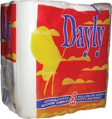 Produktbild von 8 Küchenrollen 6 weiße Rollen Dayly - Dayly