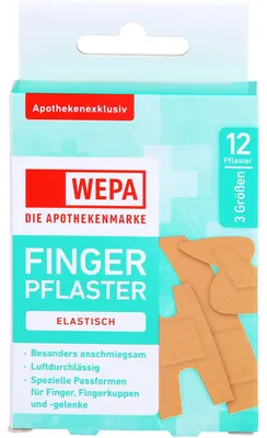 Produktbild von WEPA Fingerpflaster Mix 3 Größen, 12 St PFL