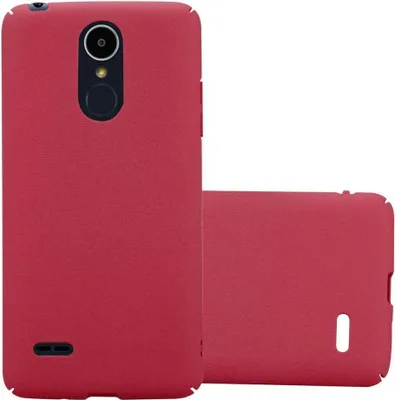 Produktbild von Cadorabo Schutzhülle für LG K8 2017 Hülle in Rot Etui Hard Case Handyhülle Cover
